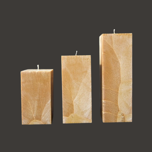 Structure candle - brown 10