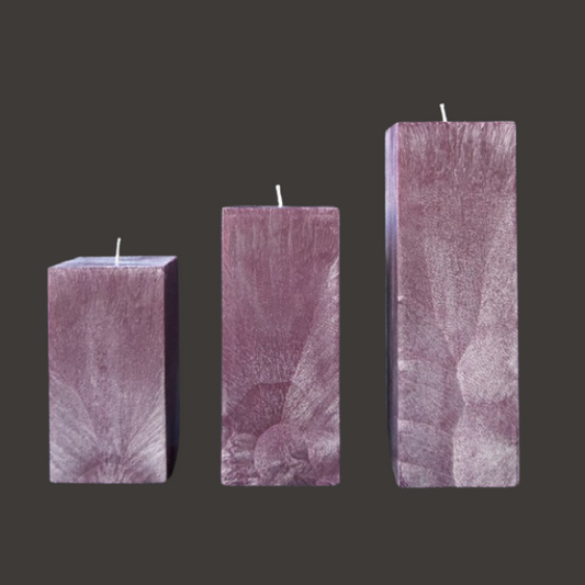 Structure candle - brown 10