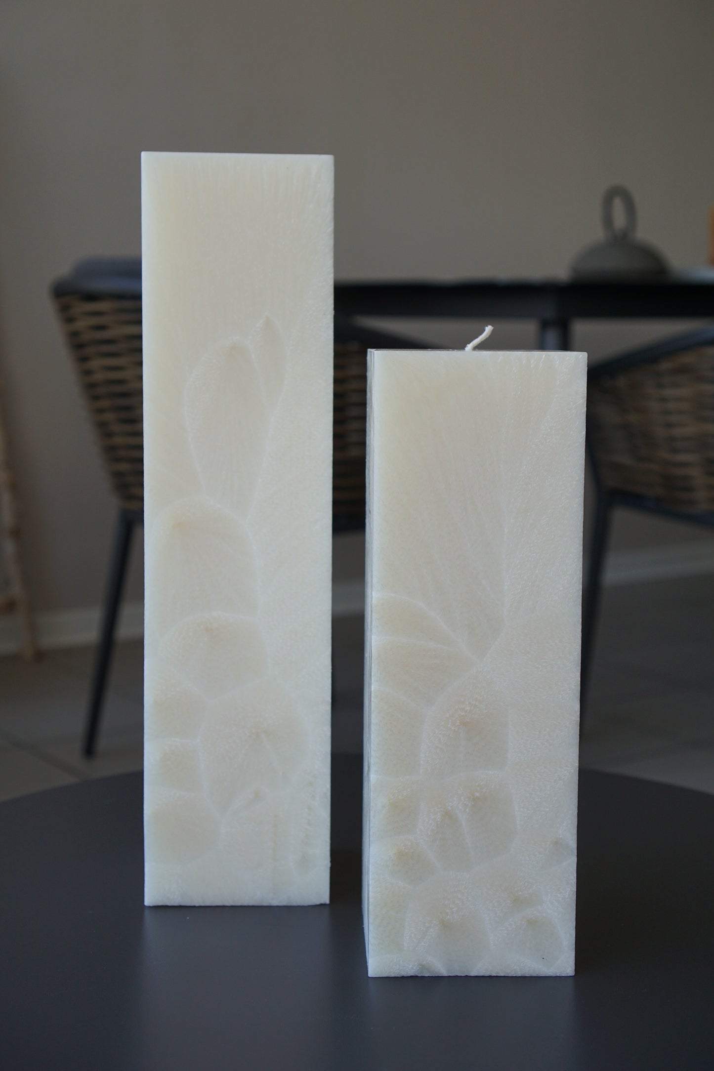 Structure candle - white 10