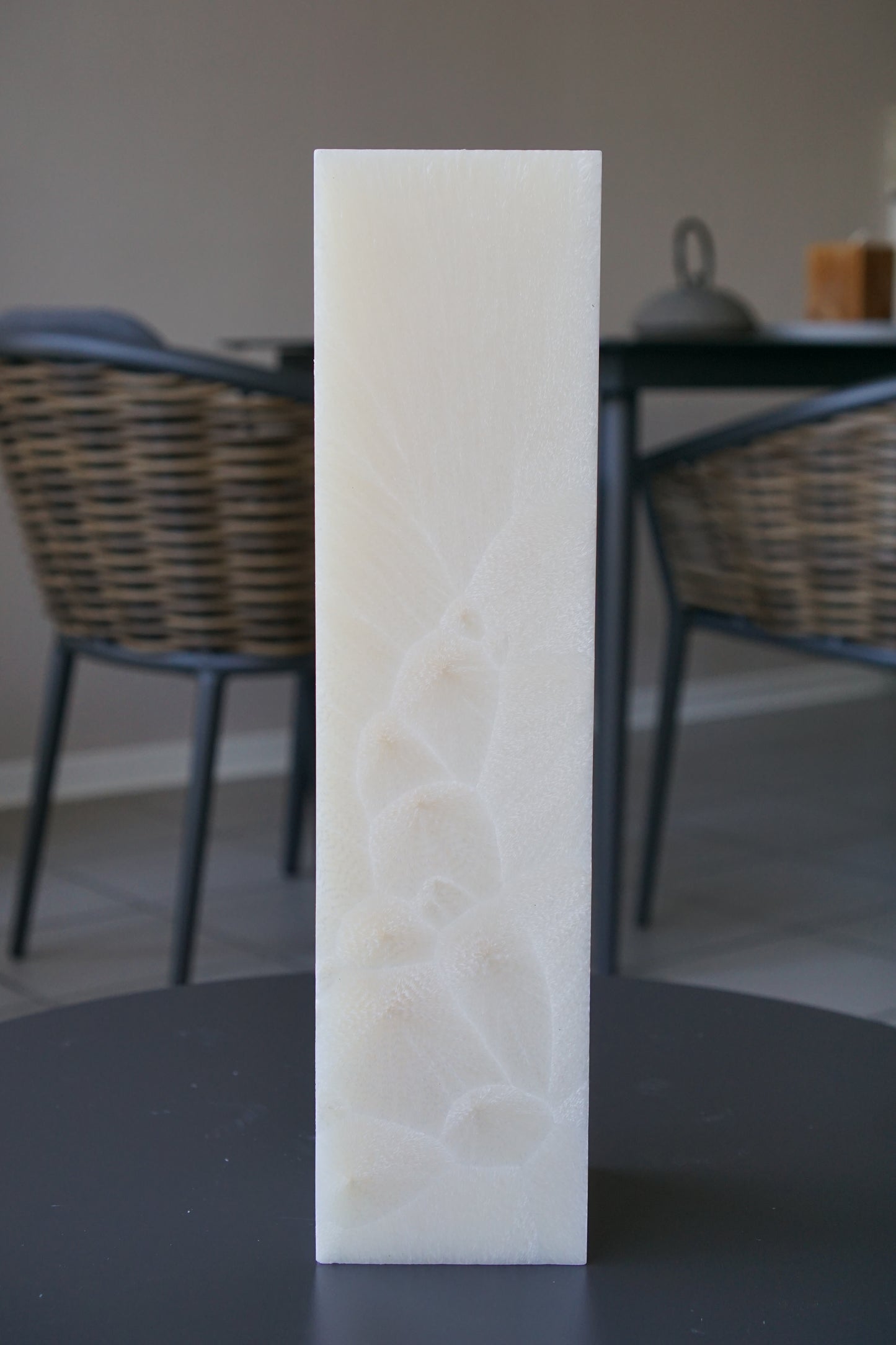 Structure candle - white 10