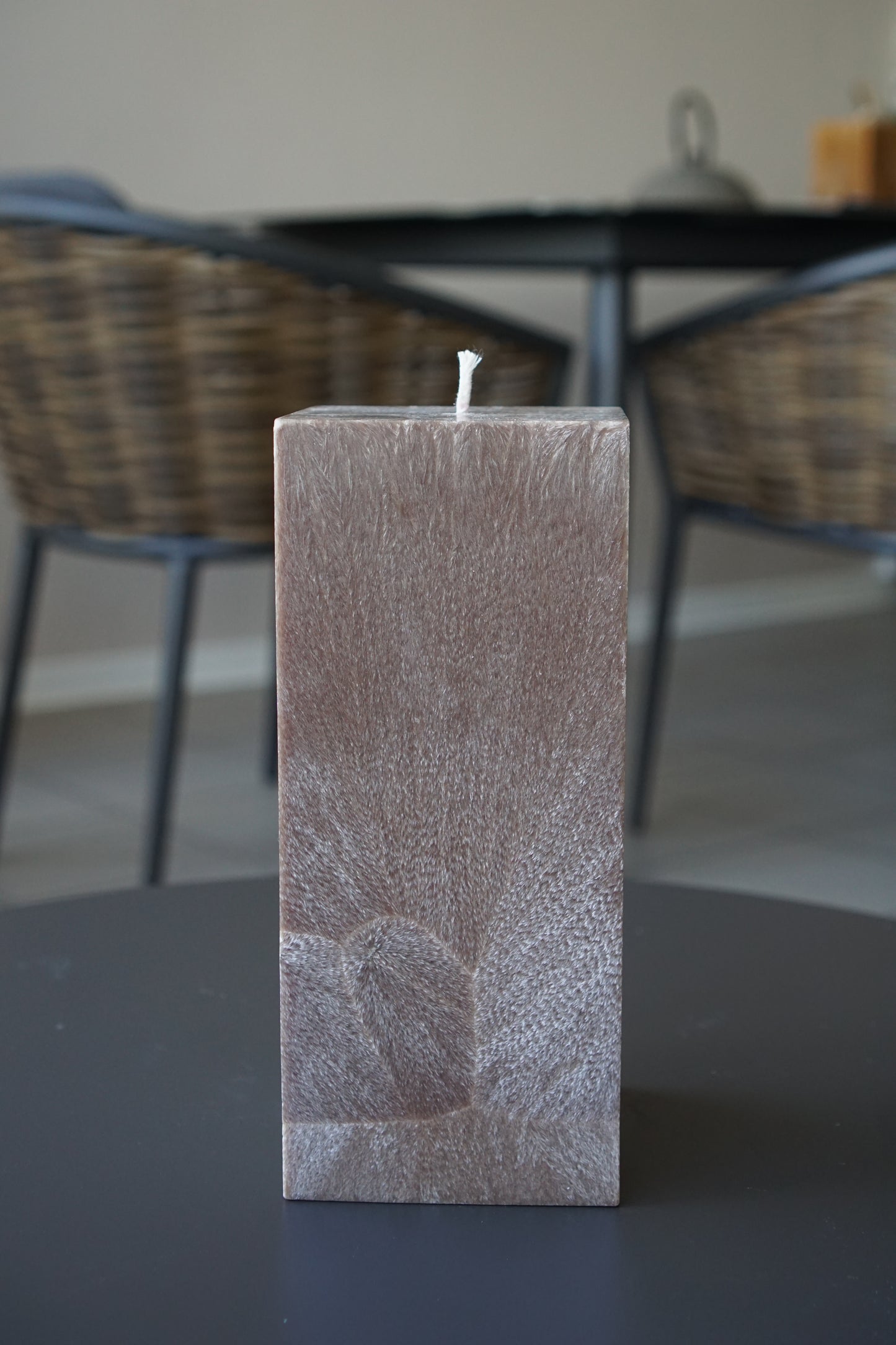 Structure candle - brown 10