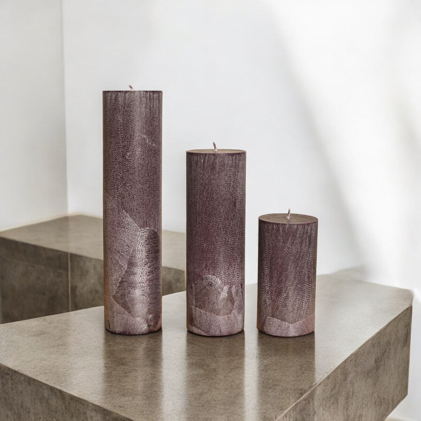 Pillar candle - anthracite